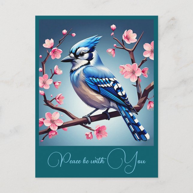 " BLUE JAY " POSTKARTE (Vorderseite)