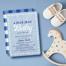 Blue Jean Baby Boy Baby Shower