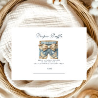 Blue Jean Baby Denim Baby Shower Diapper Raffle