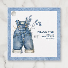 Blue jean baby Denim Country Baby Dusche Geschenkanhänger