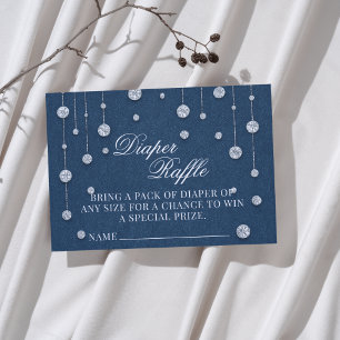 Blue Jean Baby Duwer Diaper Raffle Begleitkarte