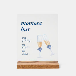 Blue Jean Baby | Mama-osa-Bar-Zeichen | Tablette Acrylschild