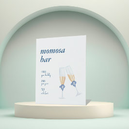 Blue Jean Baby | Mama-osa-Bar-Zeichen | Tablette Sockelschild