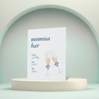 Blue Jean Baby | Mama-osa-Bar-Zeichen | Tablette Sockelschild