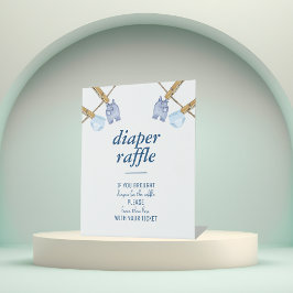 Blue Jean Baby Shower | Faltschachtel Sockelschild
