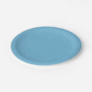 Blue Jean Basketweave Lattice Tone Pappteller
