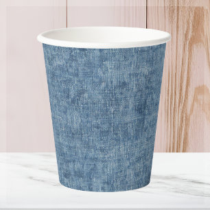 Blue Jean Denim Pappbecher