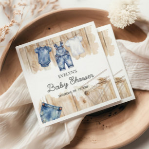 Blue Jean Denim  Serviette