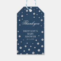 Blue Jean Denim und Diamond Baby Shower