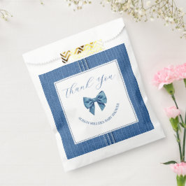 Blue Jean mit Bugbaby Girl Dusche Danke Geschenktütchen