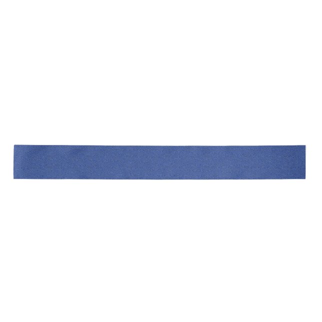 Blue Jean Print Ribbon Satinband (Vorderseite)