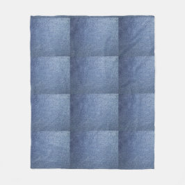 Blue Jean Throw Blanket Fleecedecke