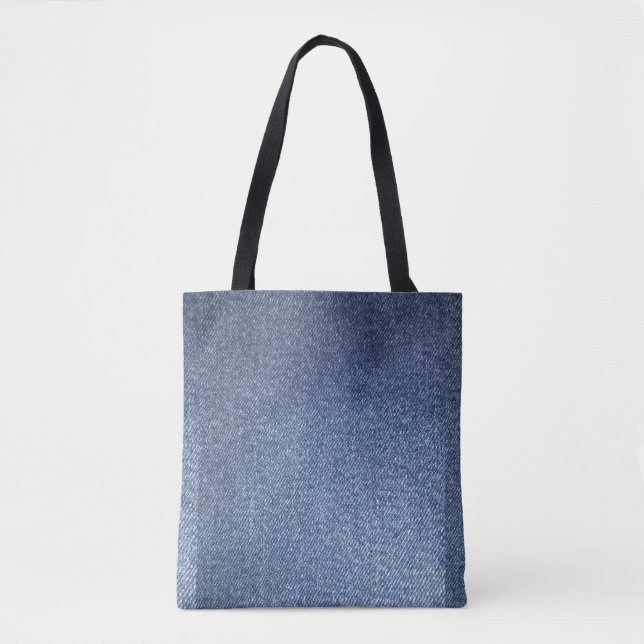 Blue Jean Tote Bag Tasche (Vorderseite)
