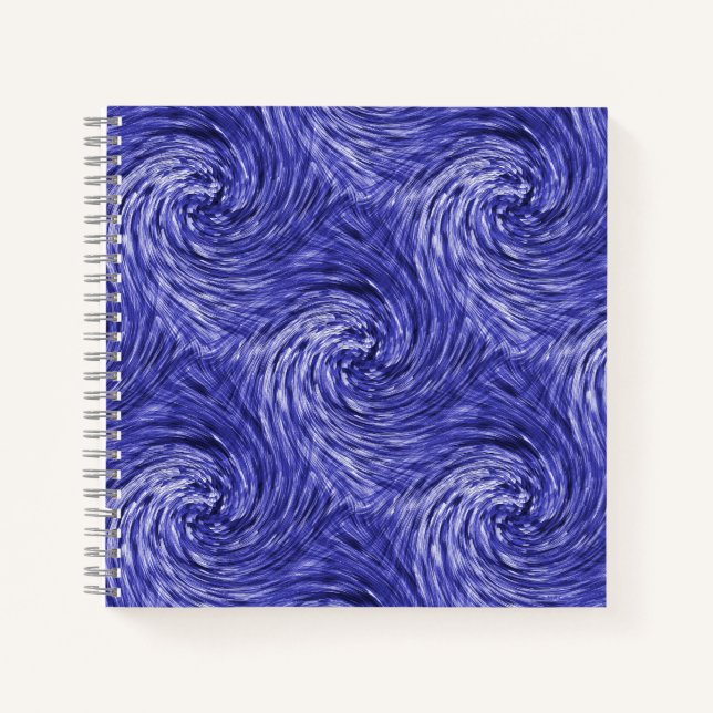 Blue Jean Twirls..... Notizbuch (Vorderseite)