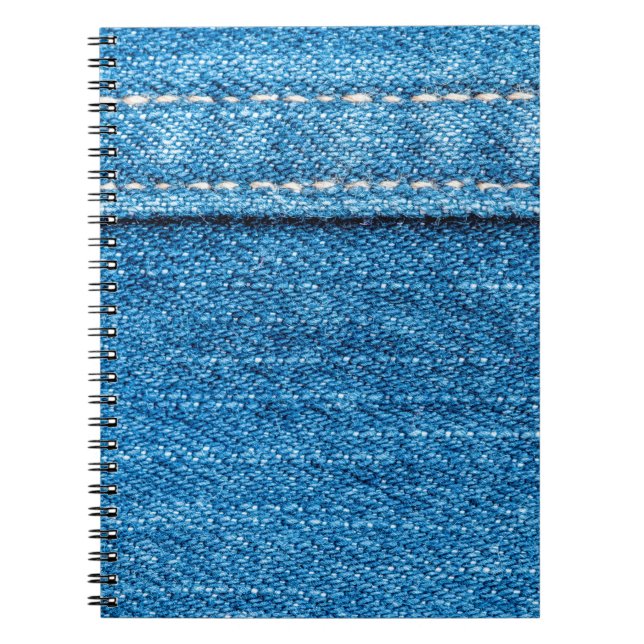 Blue Jeans Textur Hintergrund. Notizblock (Vorderseite)