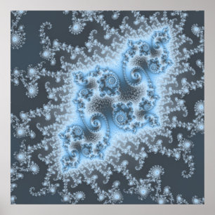 Blue Jellyfish Poster