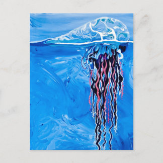 Blue Jellyfish Postkarten
