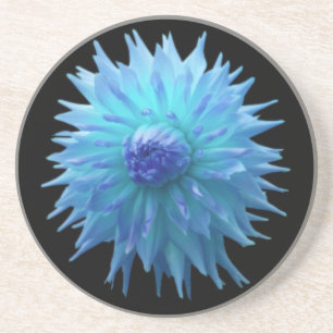 Blue Jennie auf Black Sandstone Untersetzer
