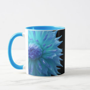 Blue Jennie On Black mit Liebe Quote Keramik Tasse
