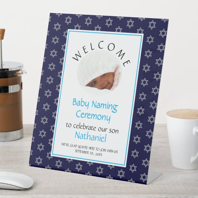 Blue JEWISH BABY NAMING Foto Star von David Sockelschild (In Situ)
