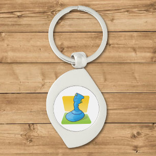 Blue Joystick Schlüsselanhänger