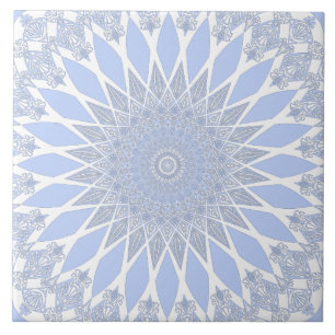 Blue Juniper Berry Tristyns Mandala Fliese