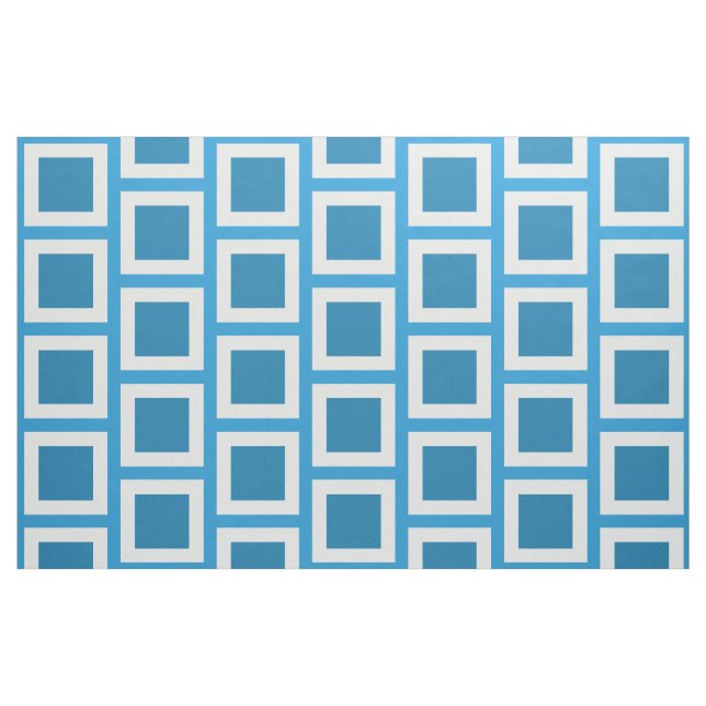 Blue Kariert Patchwork Fabric Stoff (Fat Quarter (45,7 x 55,9 cm))
