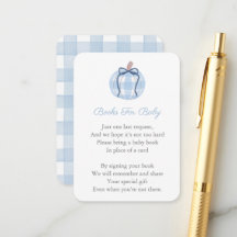 Blue Kariert Pumpkin bringen eine Babydusche mit