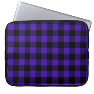 Blue Karo Laptop Sleeve