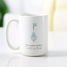 Blue Key Realtor oder Real Anwesen Office Kaffeetasse