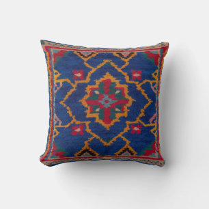 Blue Kilim Lumbar Coussins : Soutien élégant pour 