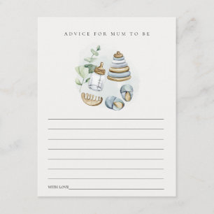 Blue Kinderzimmer Essential Advisor für Mum Baby S Begleitkarte