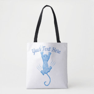 Blue Kitten Custom Template Tasche