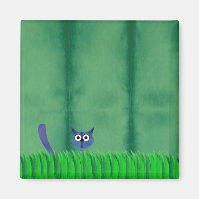 BLUE KITTY Magnet (Vorne)