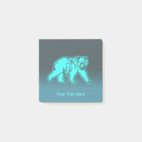 Blue Kodiak Bear