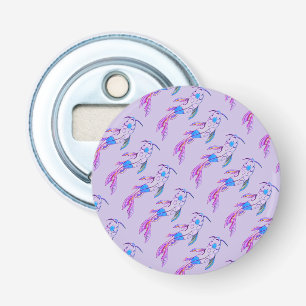 Blue Koi Pattern Editable Flaschenöffner