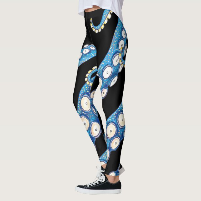 Blue Kraken Octopus Tentacles Leggings (Links)