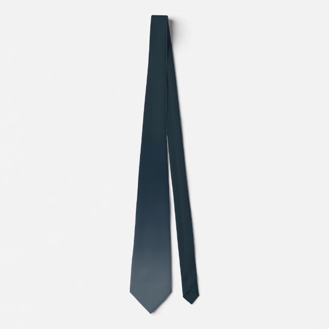 Blue Krawatte Simple Blue Wash Neckties Stylish Cu (Vorderseite)