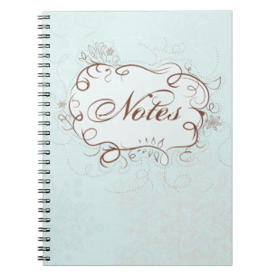 Blue Künstlerisches Notebook Notizblock