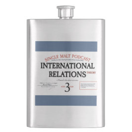 "Blue Label" Whiskey & IR Theorieflasche Flachmann