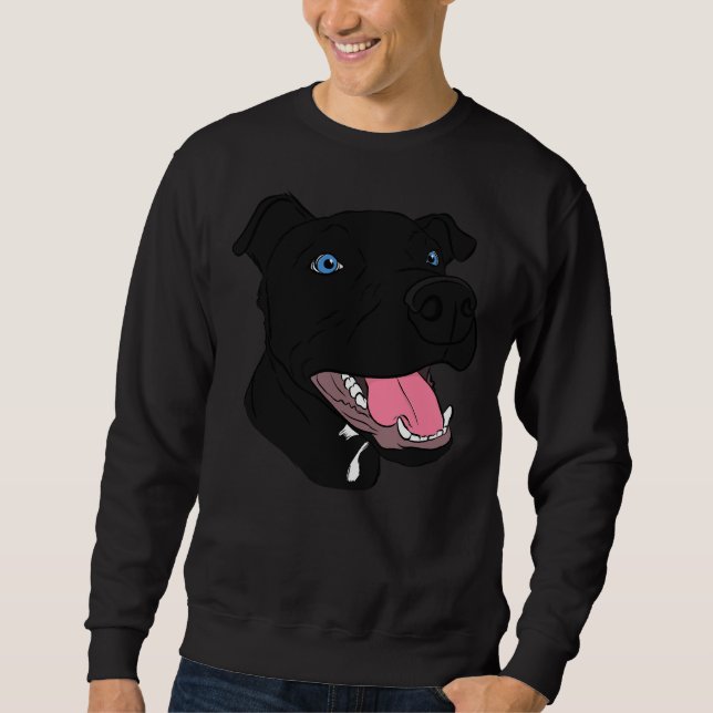 Blue Labrador Mix Sweatshirt (Vorderseite)