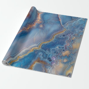 Blue Lace Agate Geschenkpapier