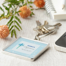 Blue Lace Boy Baptisse Schlüsselanhänger