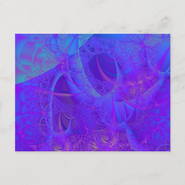 Blue Lace Postcard Postkarte (Vorderseite)