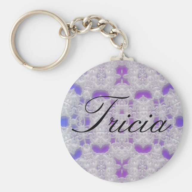 Blue Lace Tricia Schlüsselanhänger (Vorne)