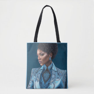 Blue Lady 3 Tote Bag Tasche