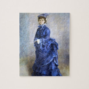 Blue Lady Parisienne Renoir Impressionist Paint