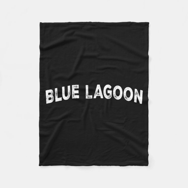 Blue Lagoon  Fleecedecke (Vorderseite)