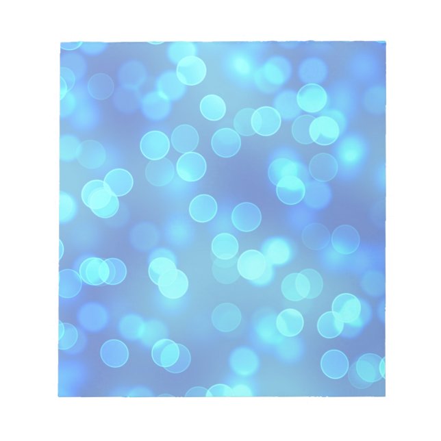 Blue Lagoon Hintergrund Notizblock (Vorderseite)