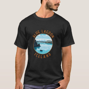 Blue Lagoon Island Distressed Circle Long Sleeve T-Shirt